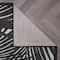 World Rug Gallery Contemporary Palm Leaf Textured Flat Weave Indoor/Outdoor Area Rug 2' x 3' Black 118BLACK2X3 - alternate 3